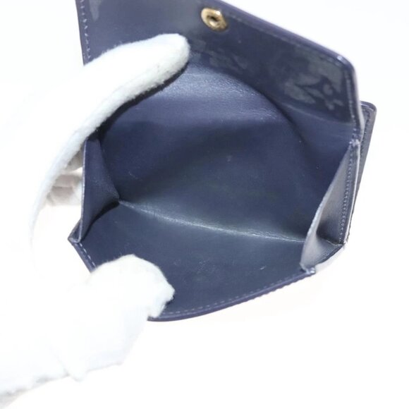 LOUIS VUITTON Monogram Vernis Ludlow Coin Purse Indigo M91356 LV Auth sw1431 - Picture 10 of 16